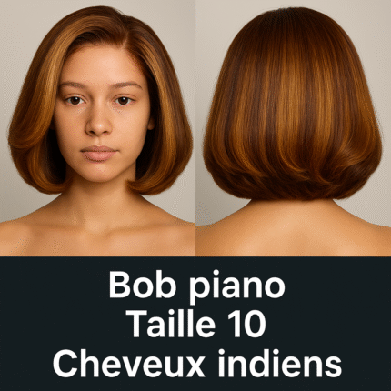 Bob Piano Taille 10 Cheveux Indien