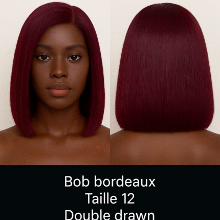 Bob Bordeaux Taille 12 Double Drawn