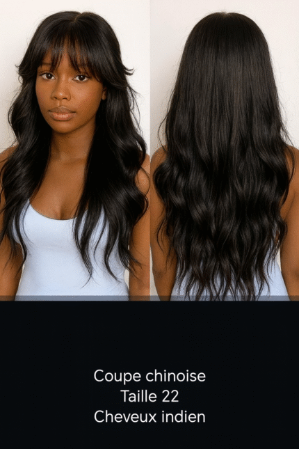Coupe Chinoise Taille 22 Cheveux Indien 2